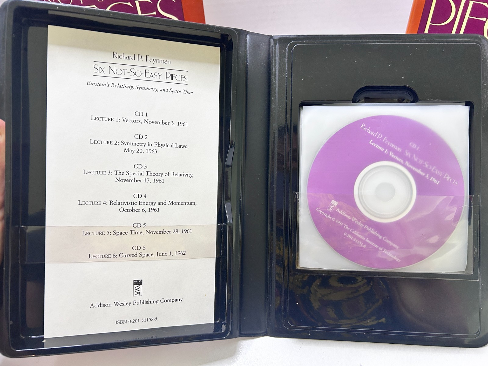 Six Not-So-Easy Pieces Einstein’s Relativity Symmetry & SpaceTime Book/Audio CDs