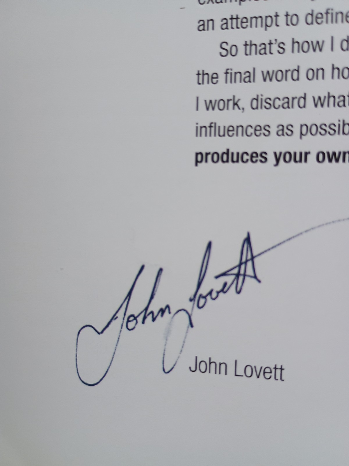 SIGNED John Lovett’s Textures, Techniques and Special Effects for Watercolor VG