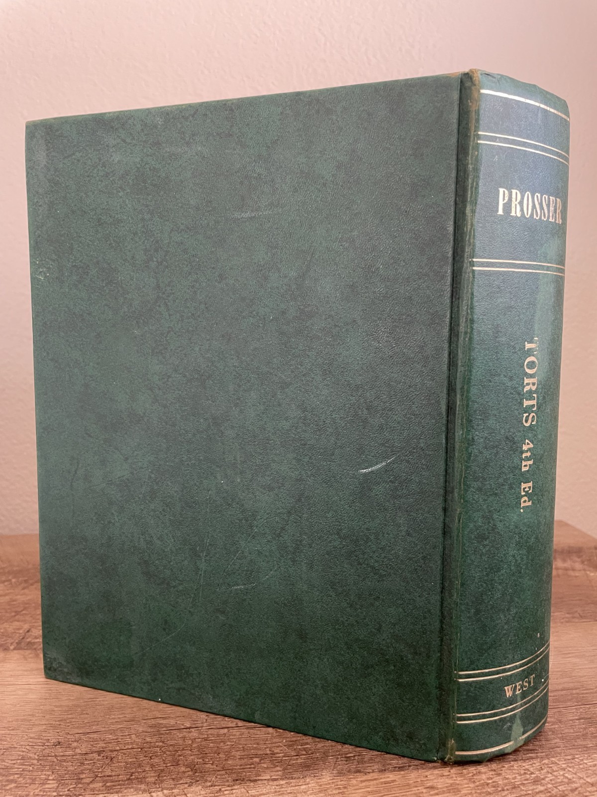 1971 The Law of Torts Hornbook by William Prosser 4th Ed, West Publishing Co.