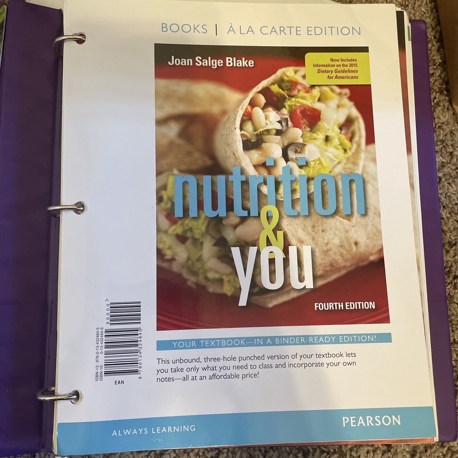 Nutrition & You binder ready version Joan Salge Blake