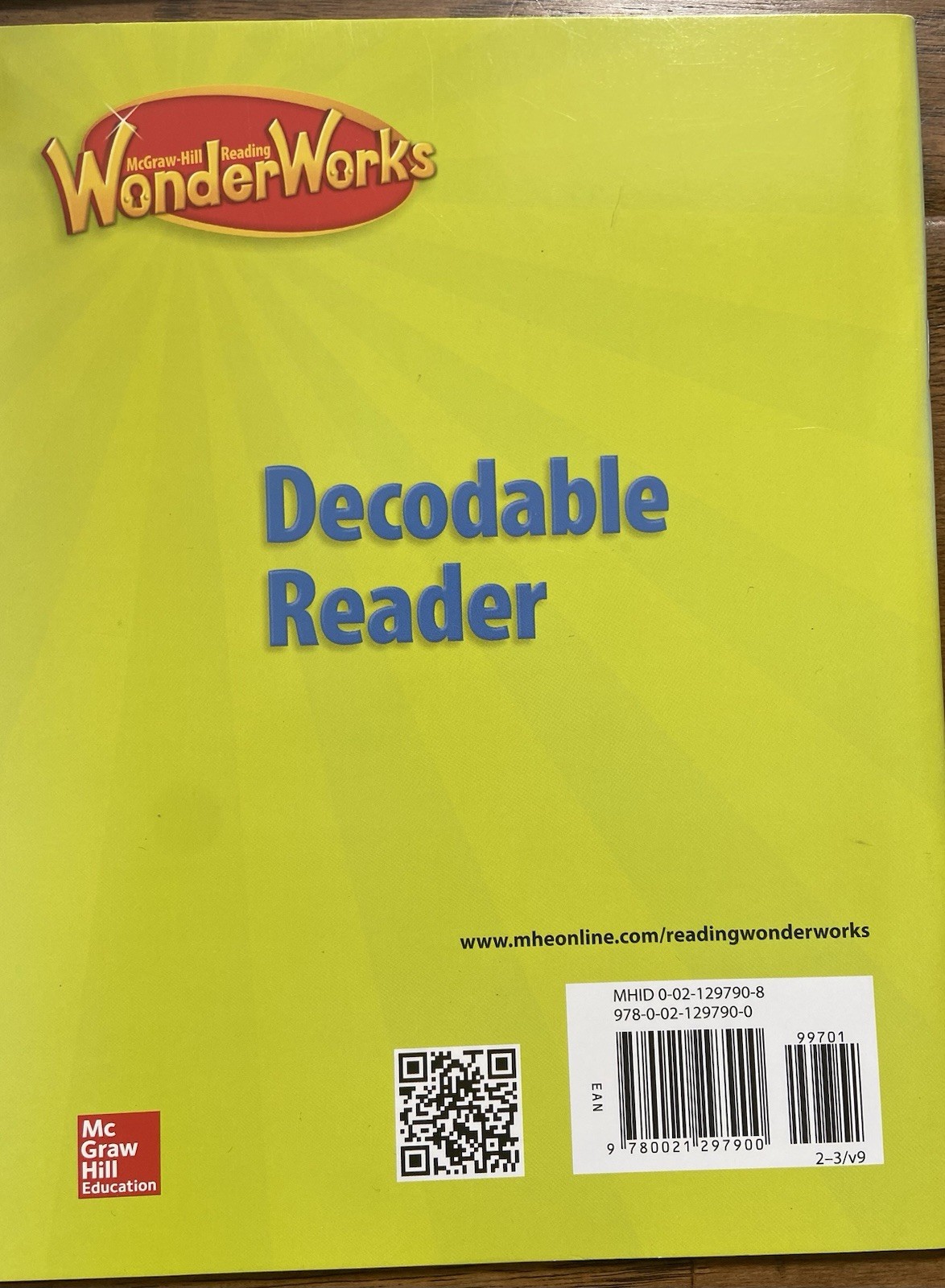 Decodable Readers Set, phonics, fluency, SOR, Volume 1-9, McGraw-Hill, Wonders