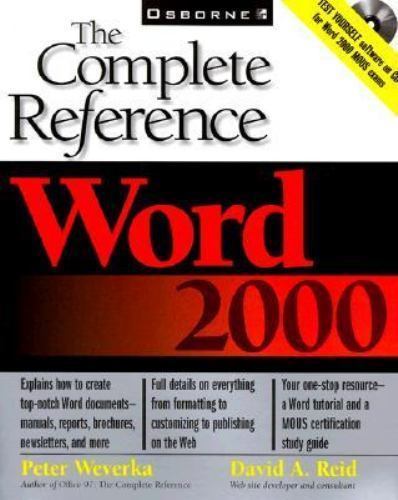 Word 2000: The Complete Reference by Peter Weverka; David A. Reid