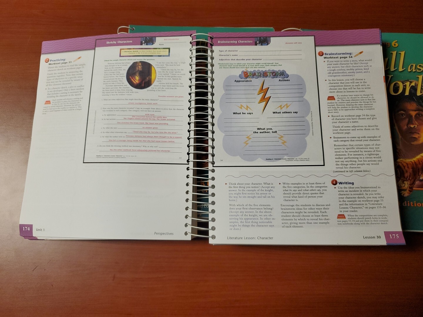 BJU Reading 6: As Full As The World-Worktext Answer Key & Teacher Ed. 1 And 2