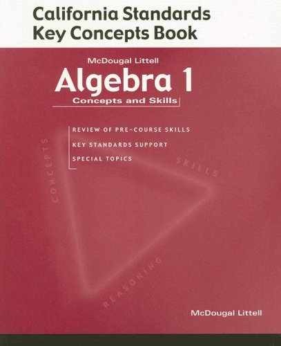 McDougal Littell Concepts & Skills – Paperback, by MCDOUGAL LITTEL – Very Good