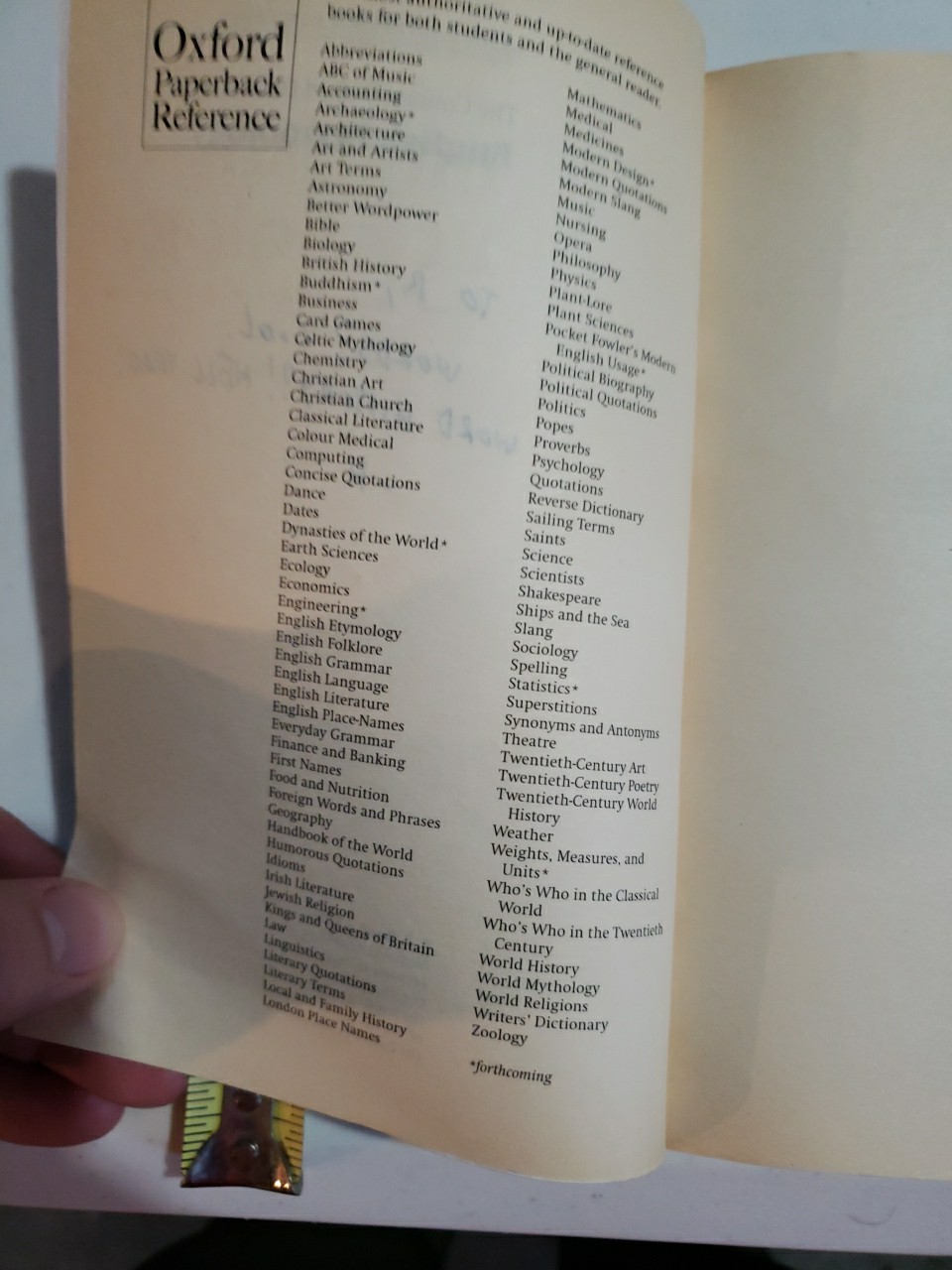 The Oxford Concise Dictionary of English Etymology 1996 T. F. Hoad. NES8