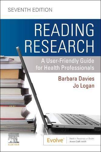 Reading Research: A User-Friendly Guide for Health Professionals – GOOD