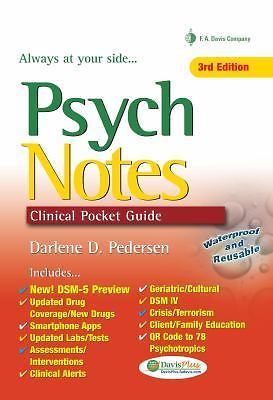 PsychNotes: Clinical Pocket Guide, 3- spiral-bou, 0803627718, Darlene D Pedersen