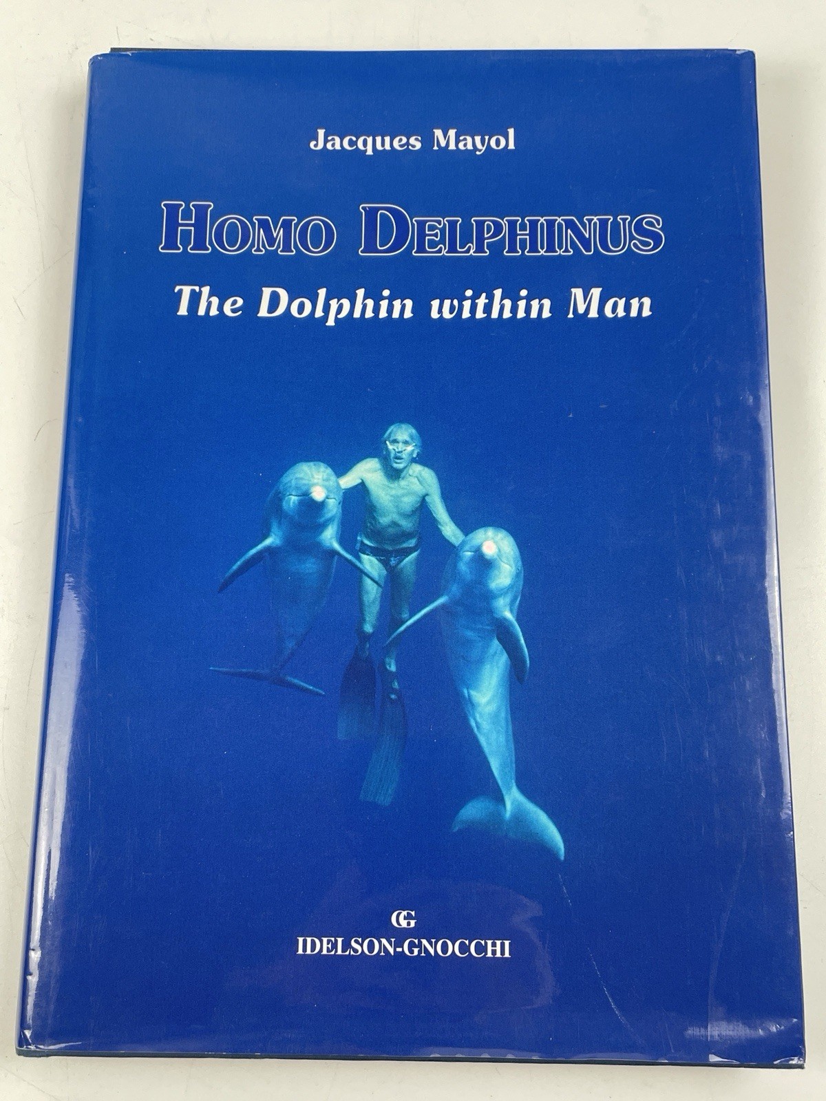 Homo Delphinus The Dolphin Within Man by Jaques Mayol Hardcover w/ Poster