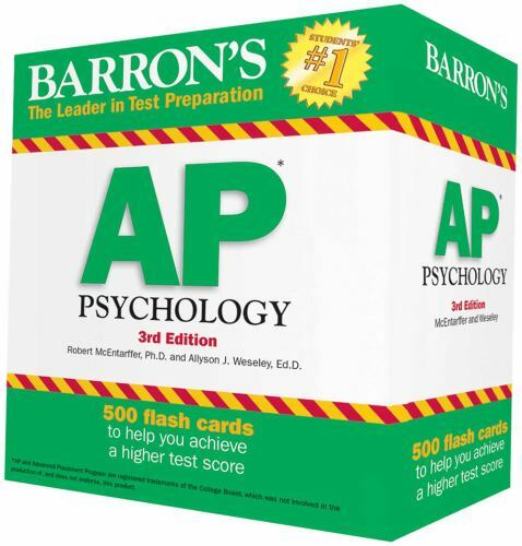 Barron’s Test Prep Ser.: Barron’s AP Psychology Flash Cards