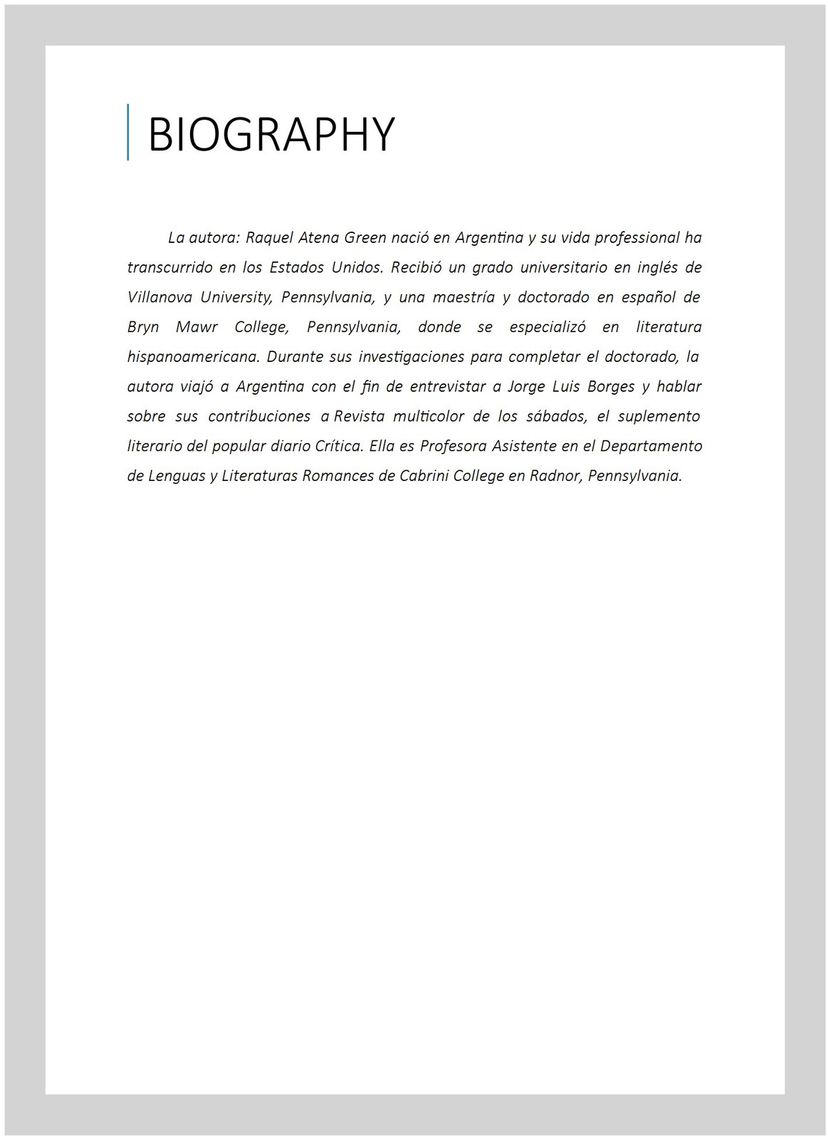 Borges y Revista multicolor de los sabados : Confabulados en una escritura de…