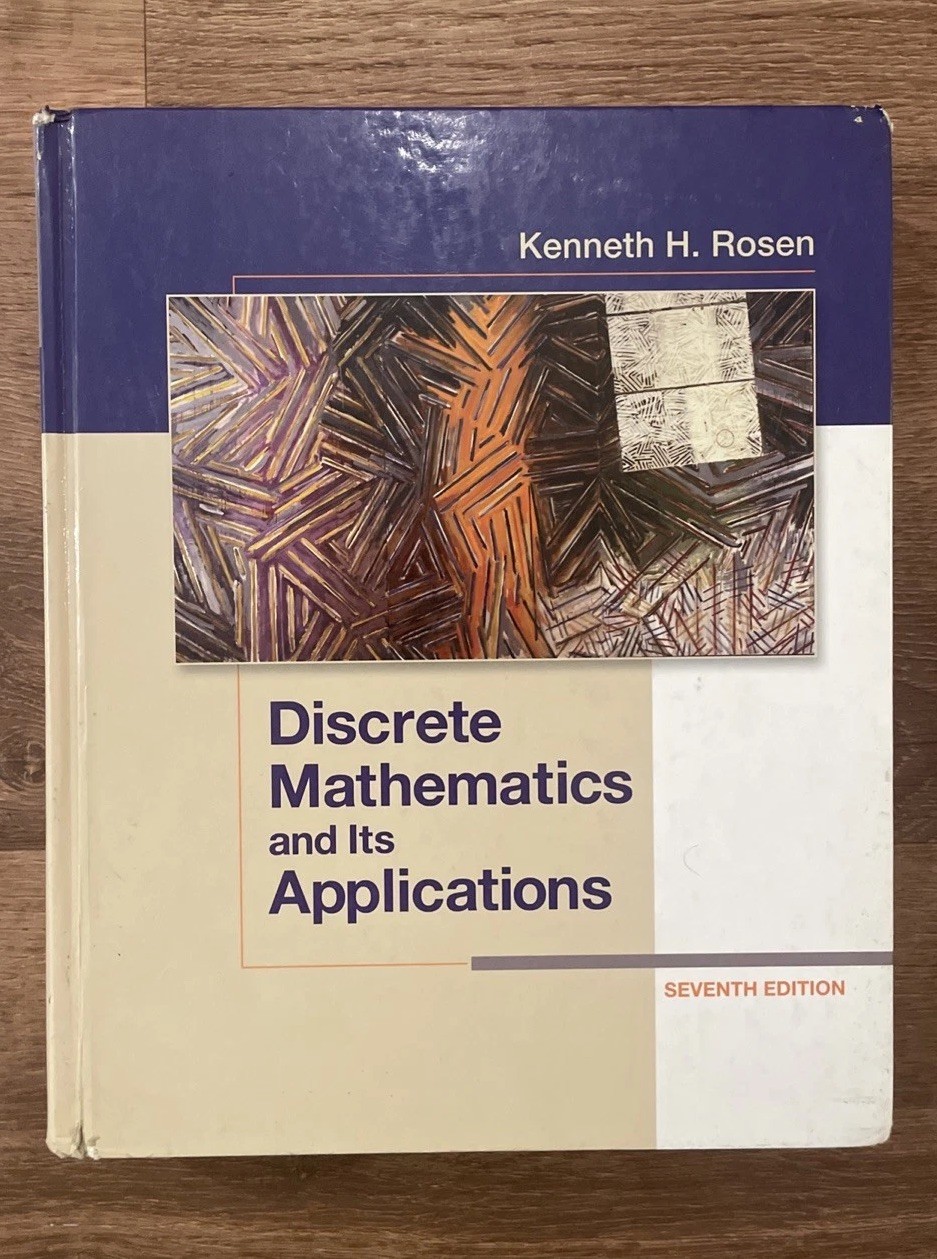Discrete Mathematics and Its Applications by Kenneth H. Rosen (2011, Hardcover)