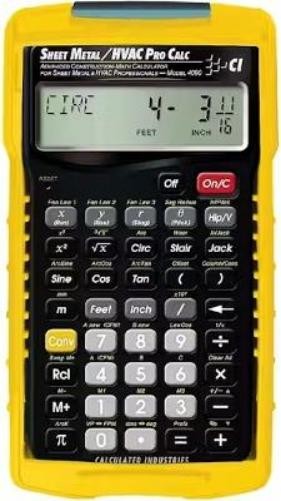 Calculated Industrie 4090 Sheet Metal / HVAC Pro Calc Cal (General merchandise)