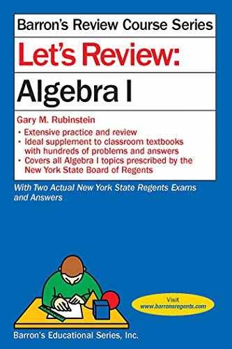 Let’s Review Algebra I – Paperback, by Rubinstein M.S. Gary – Acceptable n