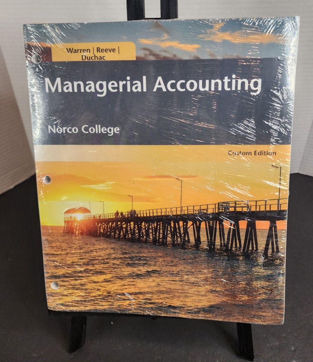 Managerial Accounting Warren Reeve Duchac Norco College Custom Edition SEALED