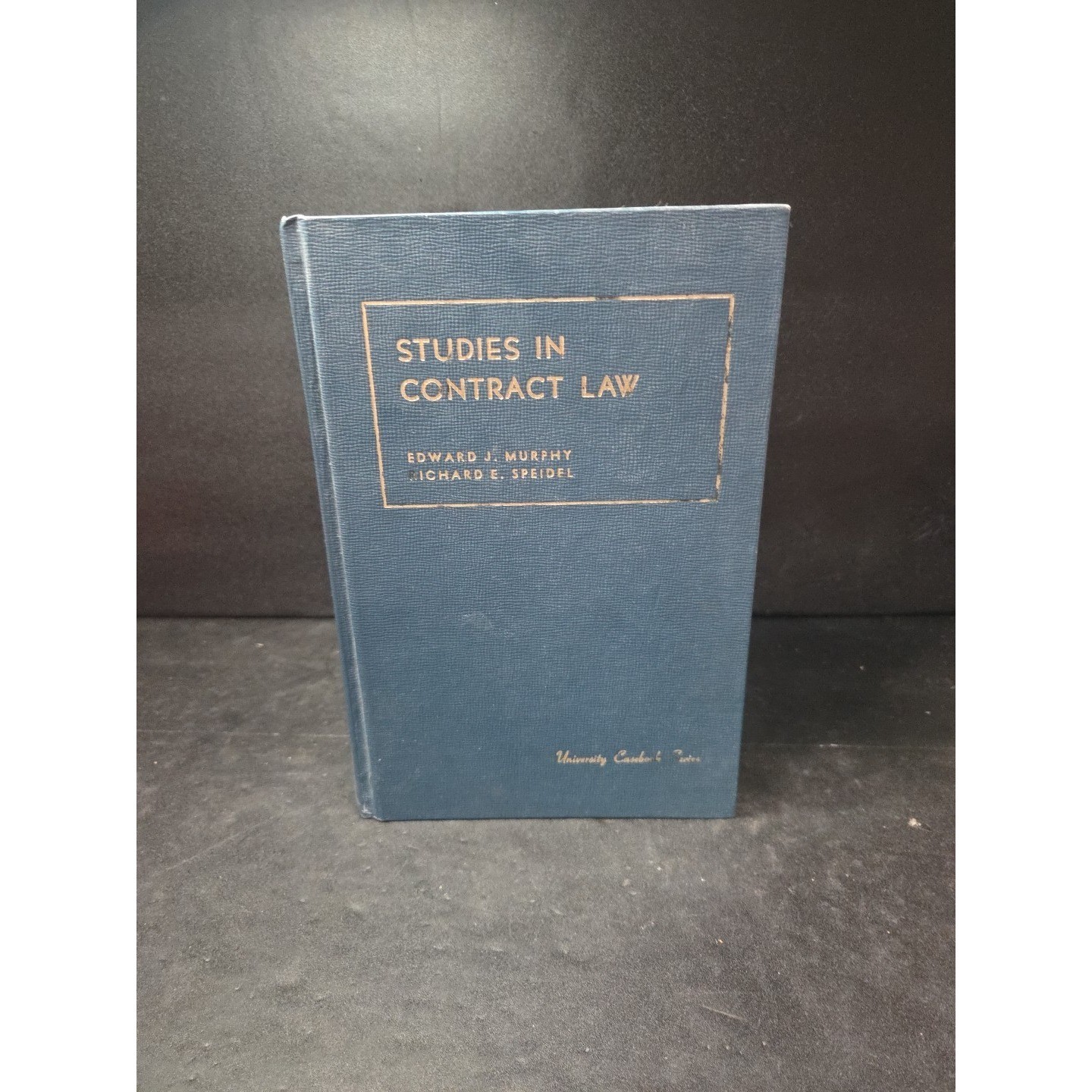Studies in Contract Law: Second Edition by Murphy Speidel Foundation Press, 1977