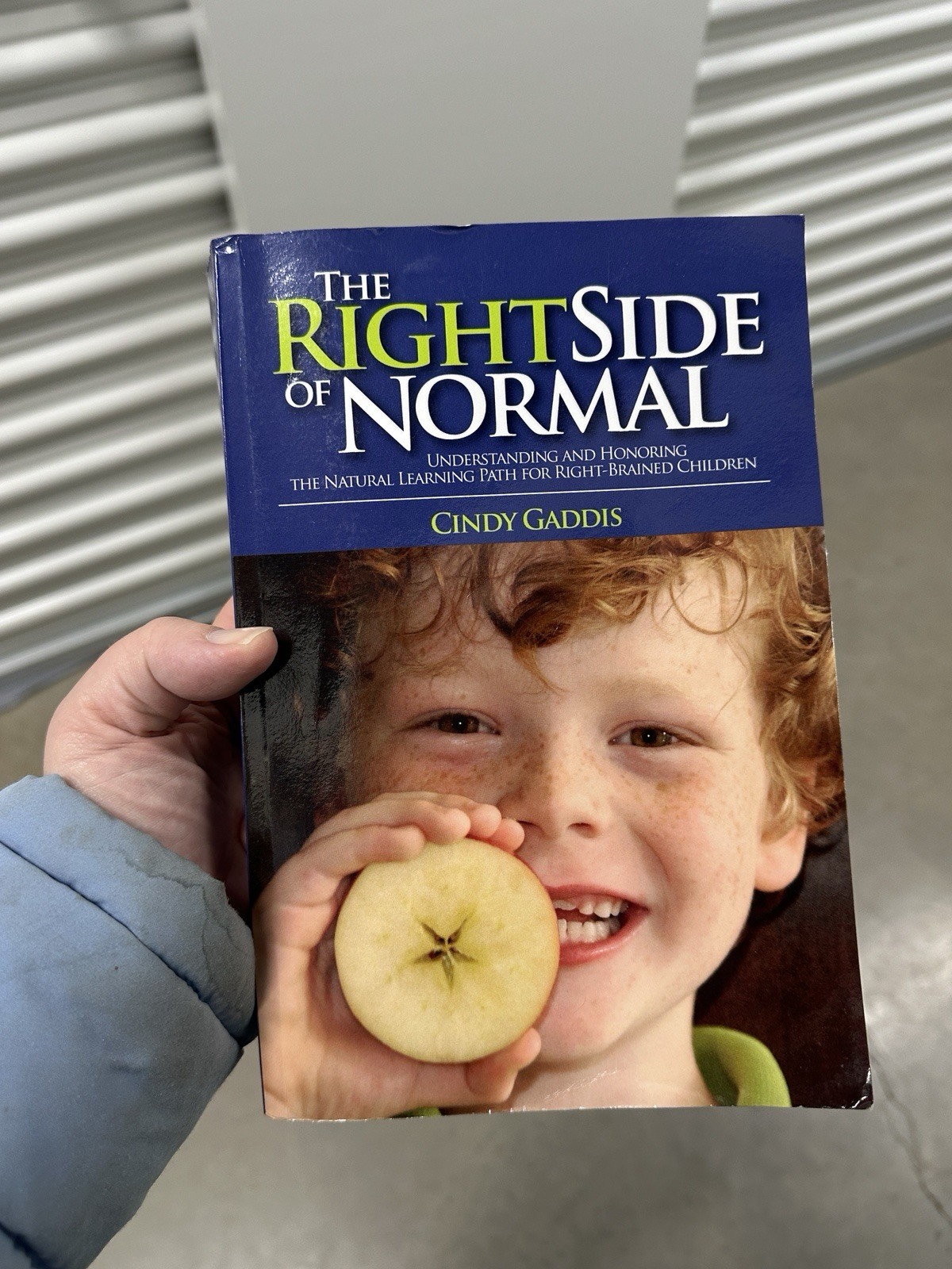 The Right Side of Normal Book by Cindy Gaddis Lots of Highlighted Pages