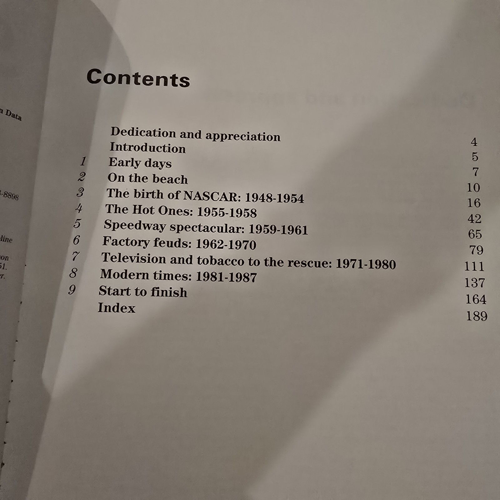 1988: Stock Car Racers : The History and Folklore of NASCAR’s Premier Series