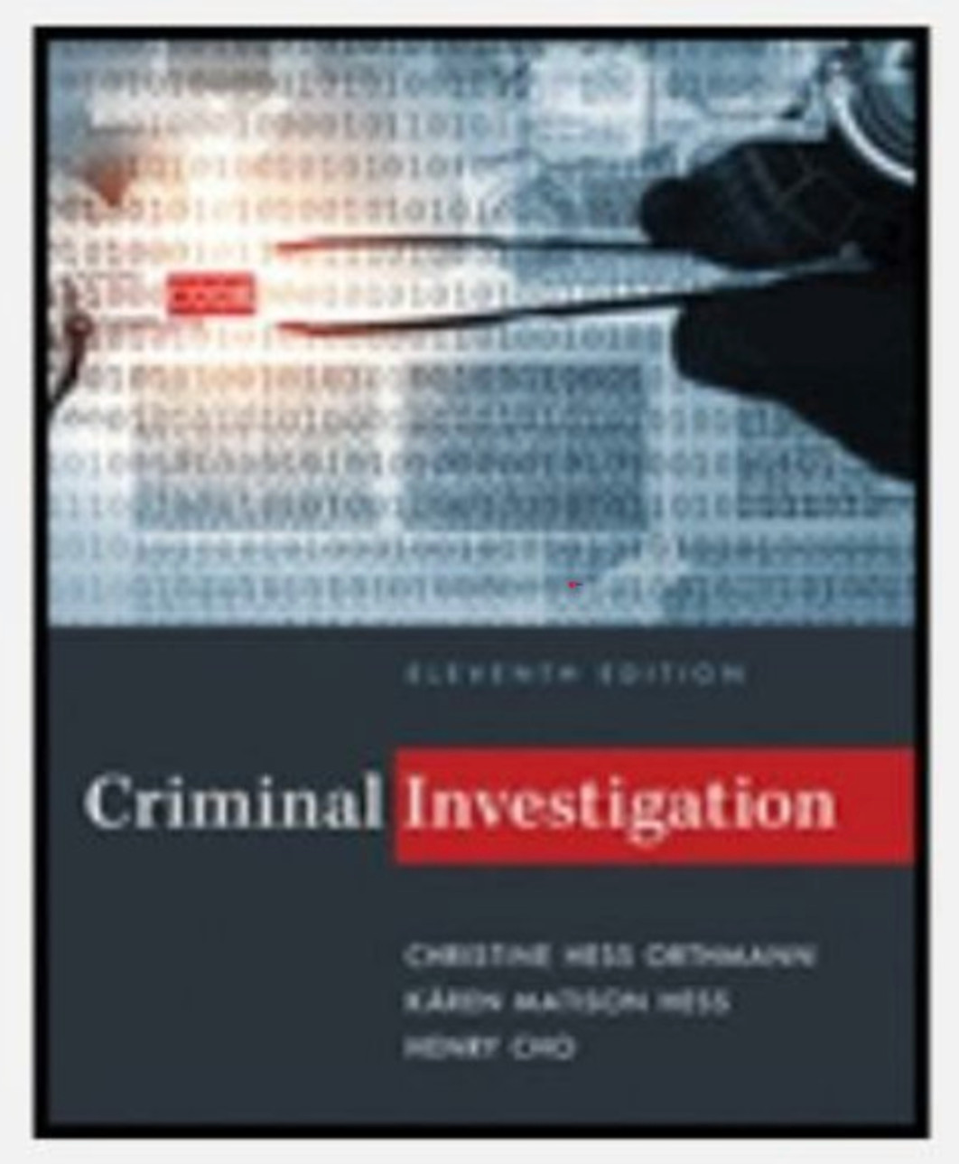 Criminal Investigation by Kären Matison Hess,…