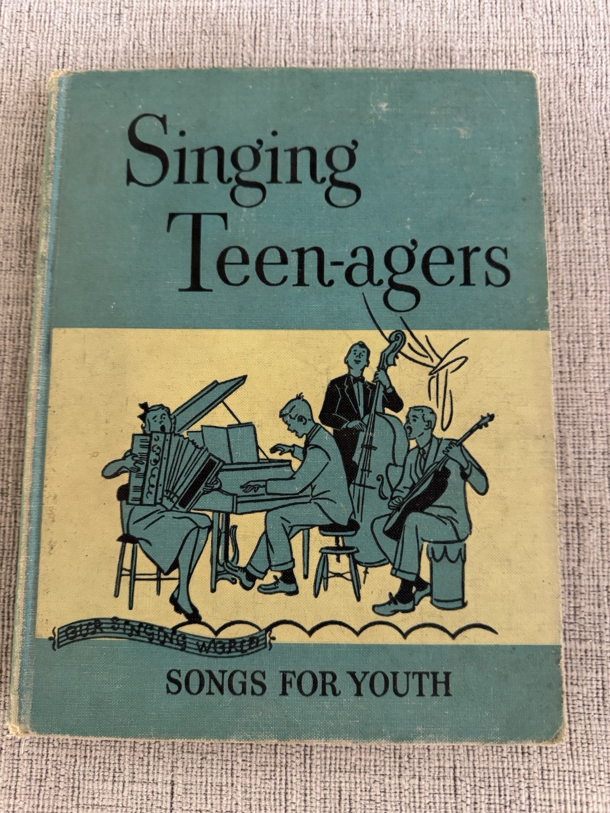 1954 Singing Teen-Agers Songs for Youth Ginn Co Music Book SC School Copy