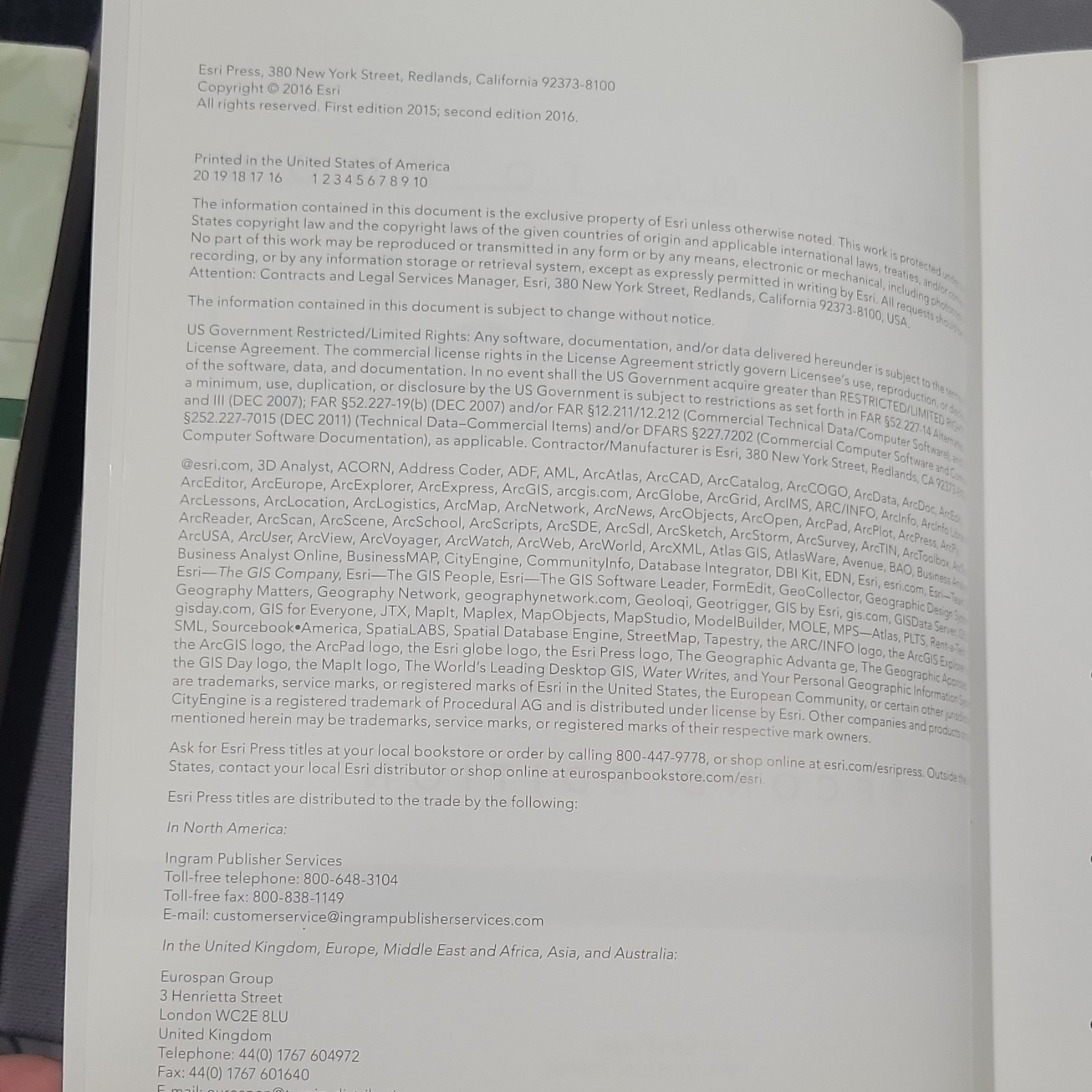 Esri Press Getting to Know Web GIS Second Edition Pinde Fu Paperback 2016