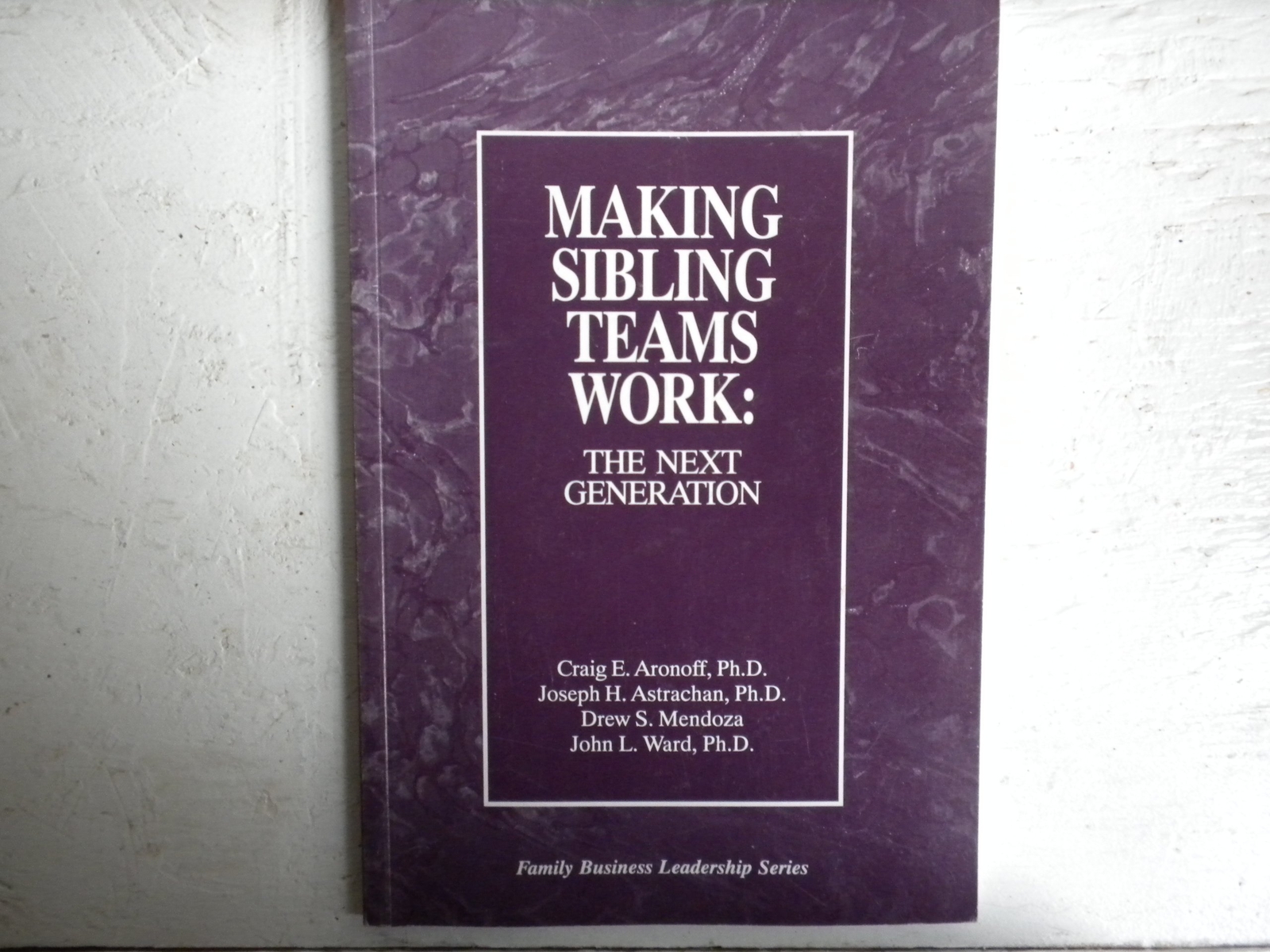 Making Sibling Teams Work: The Next Generation (Family Business Leadership S…
