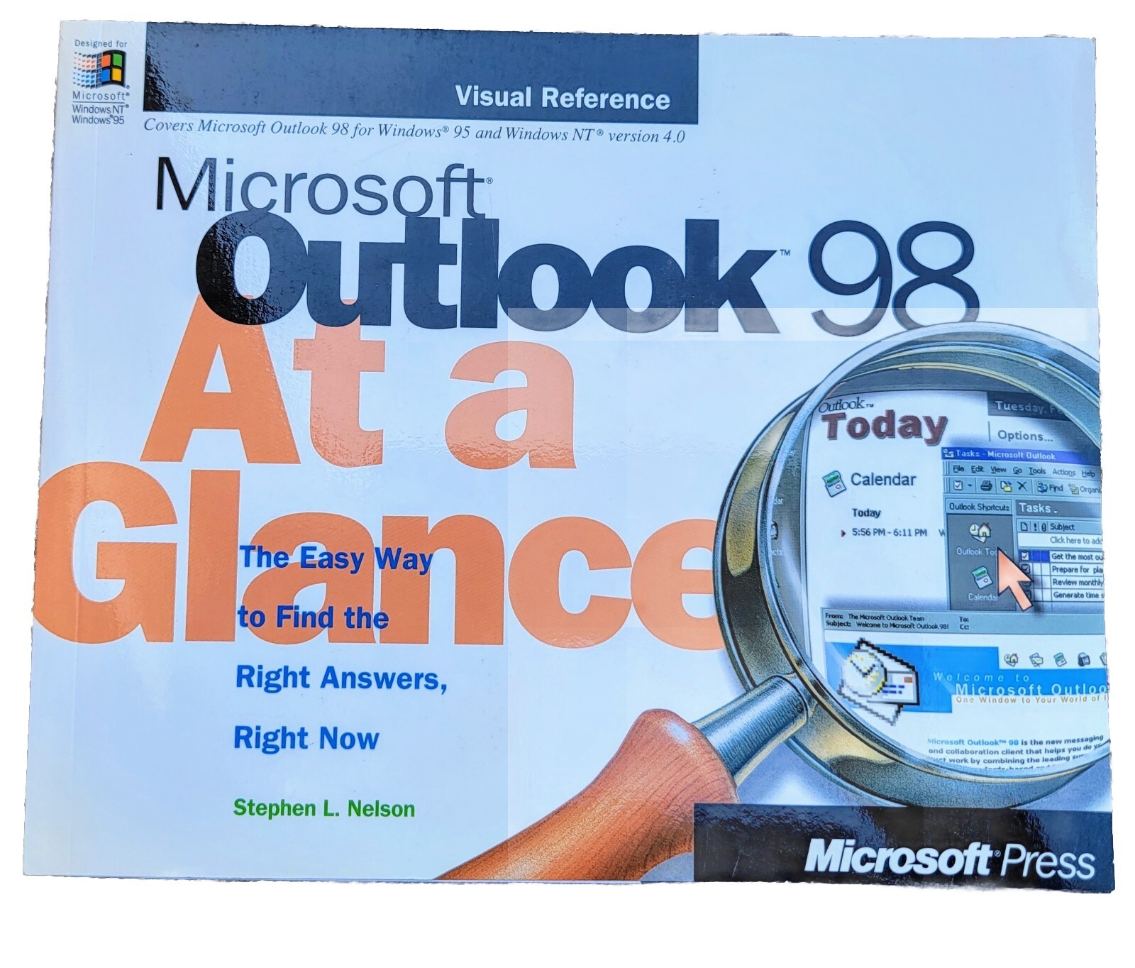 Microsoft Outlook 98 At a Glance (At a Glance (Microsoft)) By St