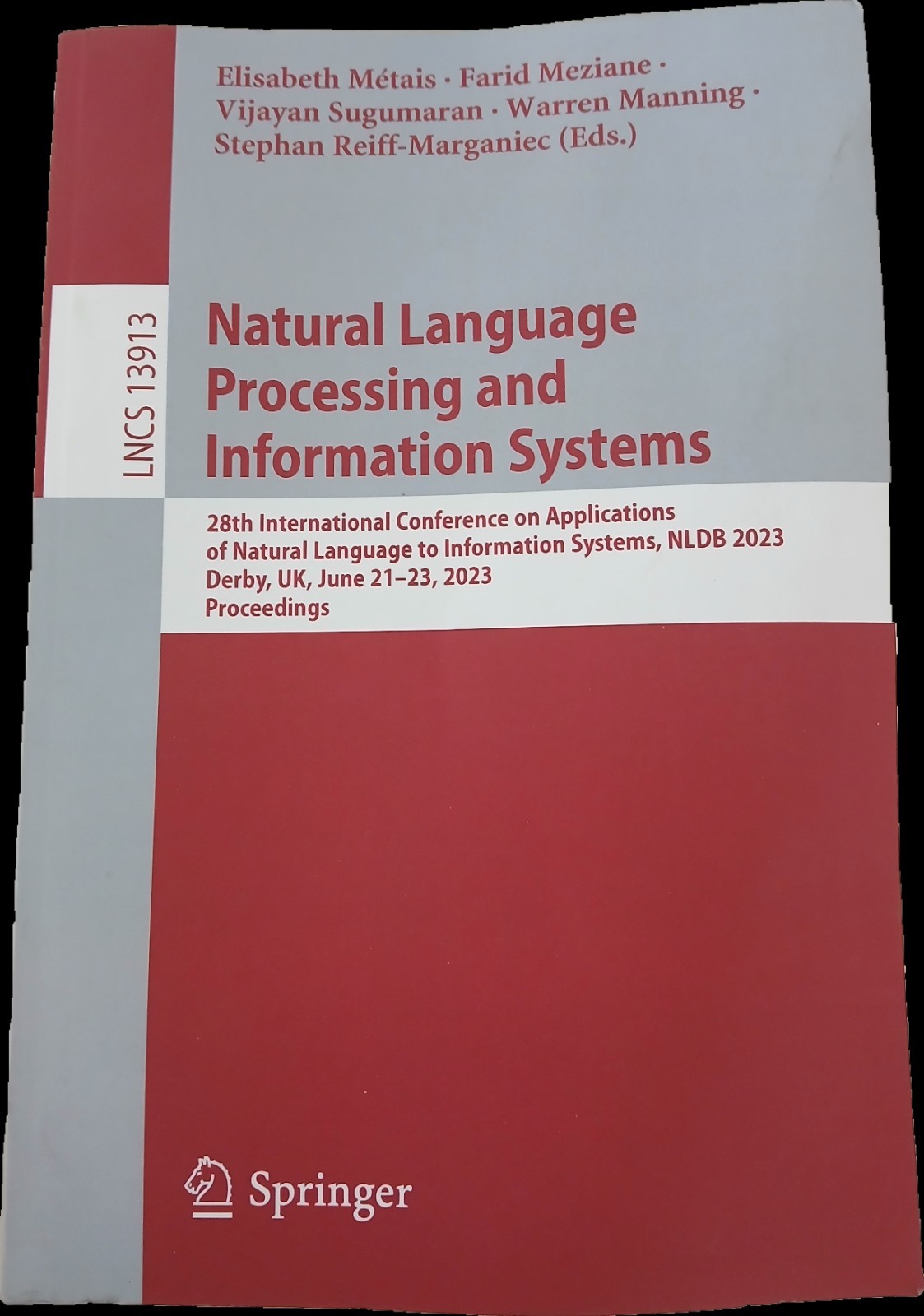 Lecture Notes in Computer Science Ser.: Systems