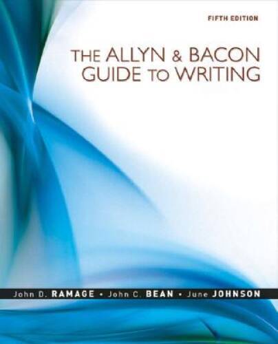 Allyn Bacon Guide to Writing, The (5th Edition) – Hardcover – VERY GOOD
