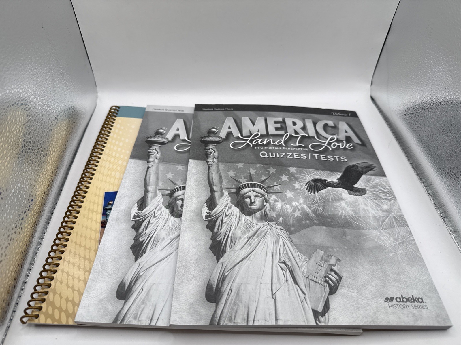 NEW Abeka 8th grade America Land I Love Student Quiz/Test Volumes 1 & 2 & Manual