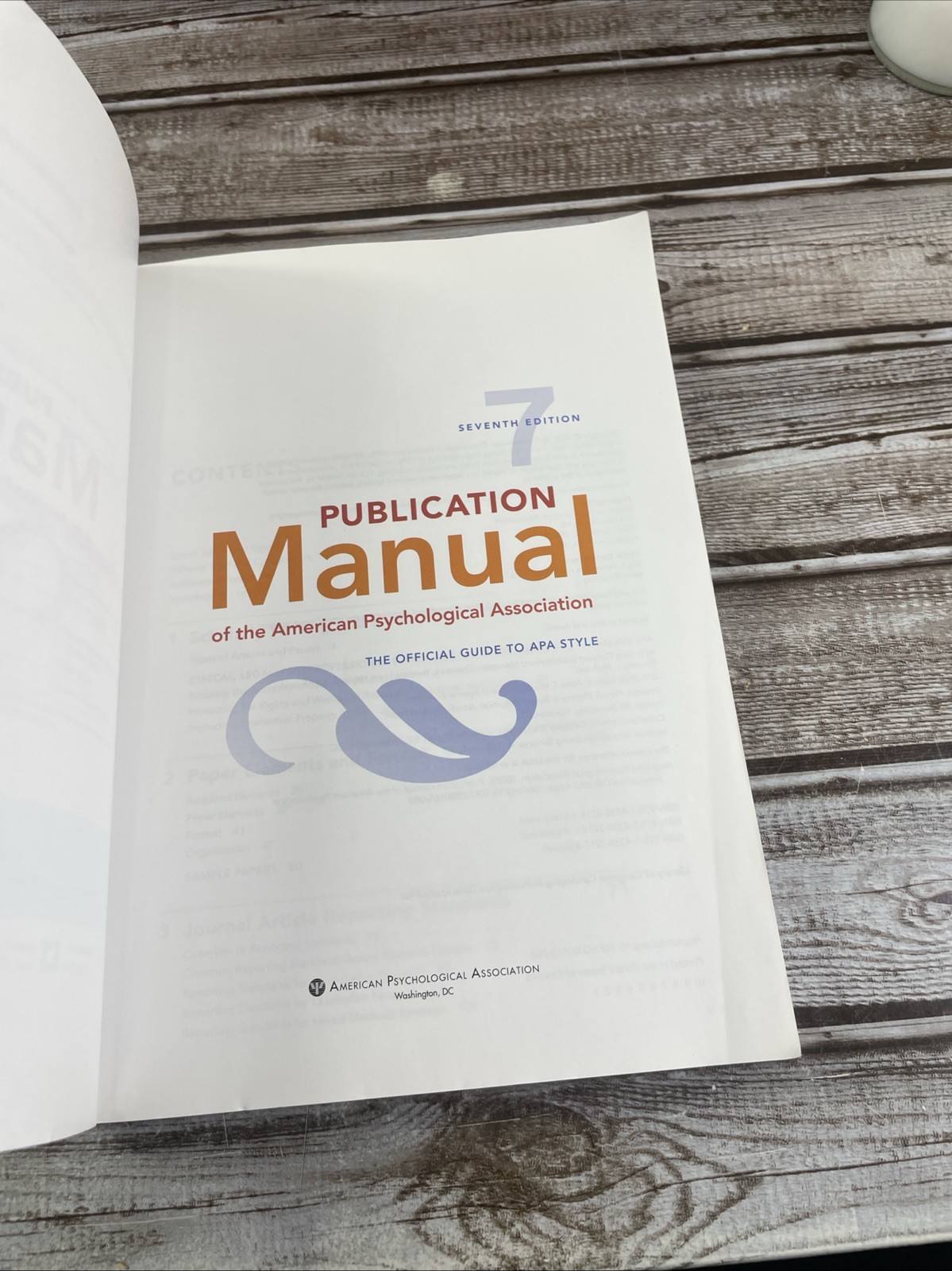 Publication Manual (OFFICIAL) 7th Edition of the American Psychological…