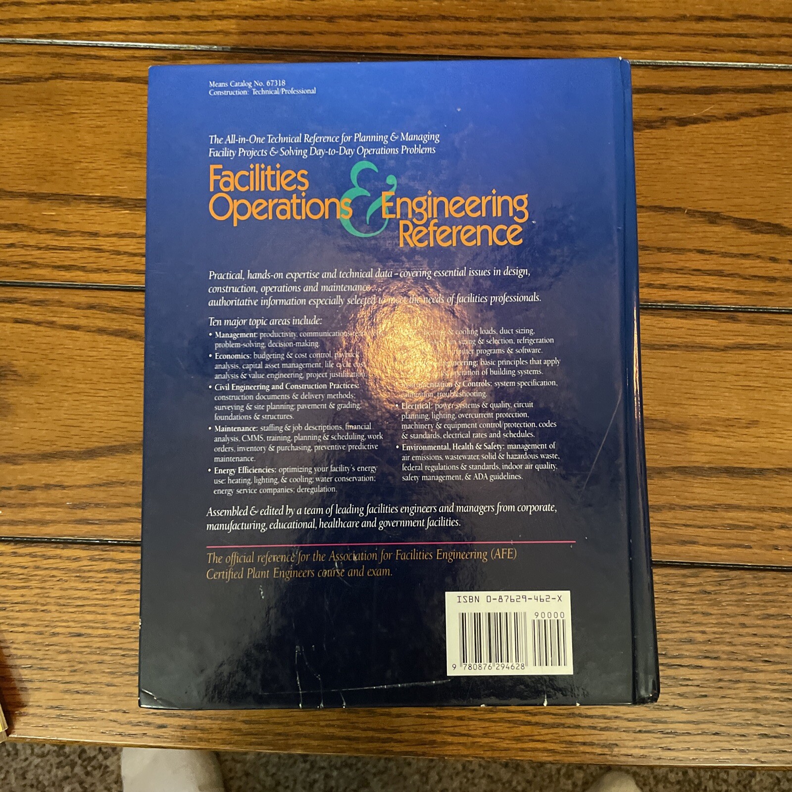 RSMeans Ser.: Facilities Operations and Engineering Reference : TheCertified…