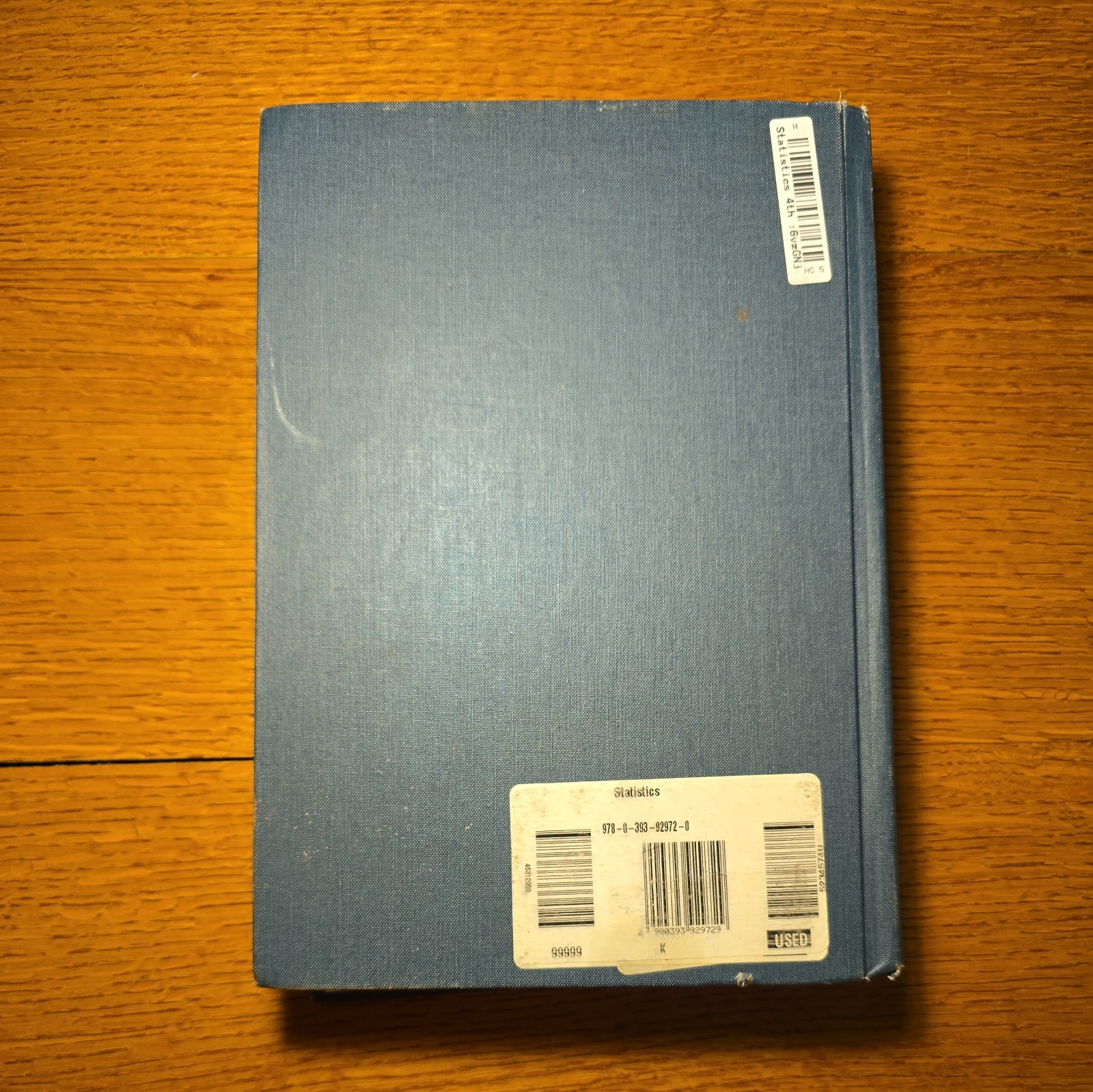 Statistics, 4th Edition – Hardcover By Freedman, David – GOOD