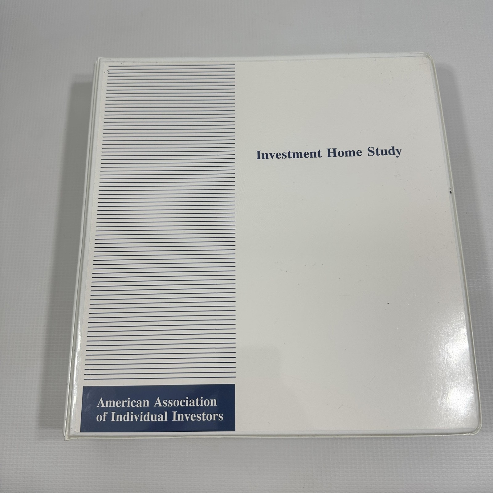 Investment Home Study AAII Complete Binder Course Finance Investing 1995