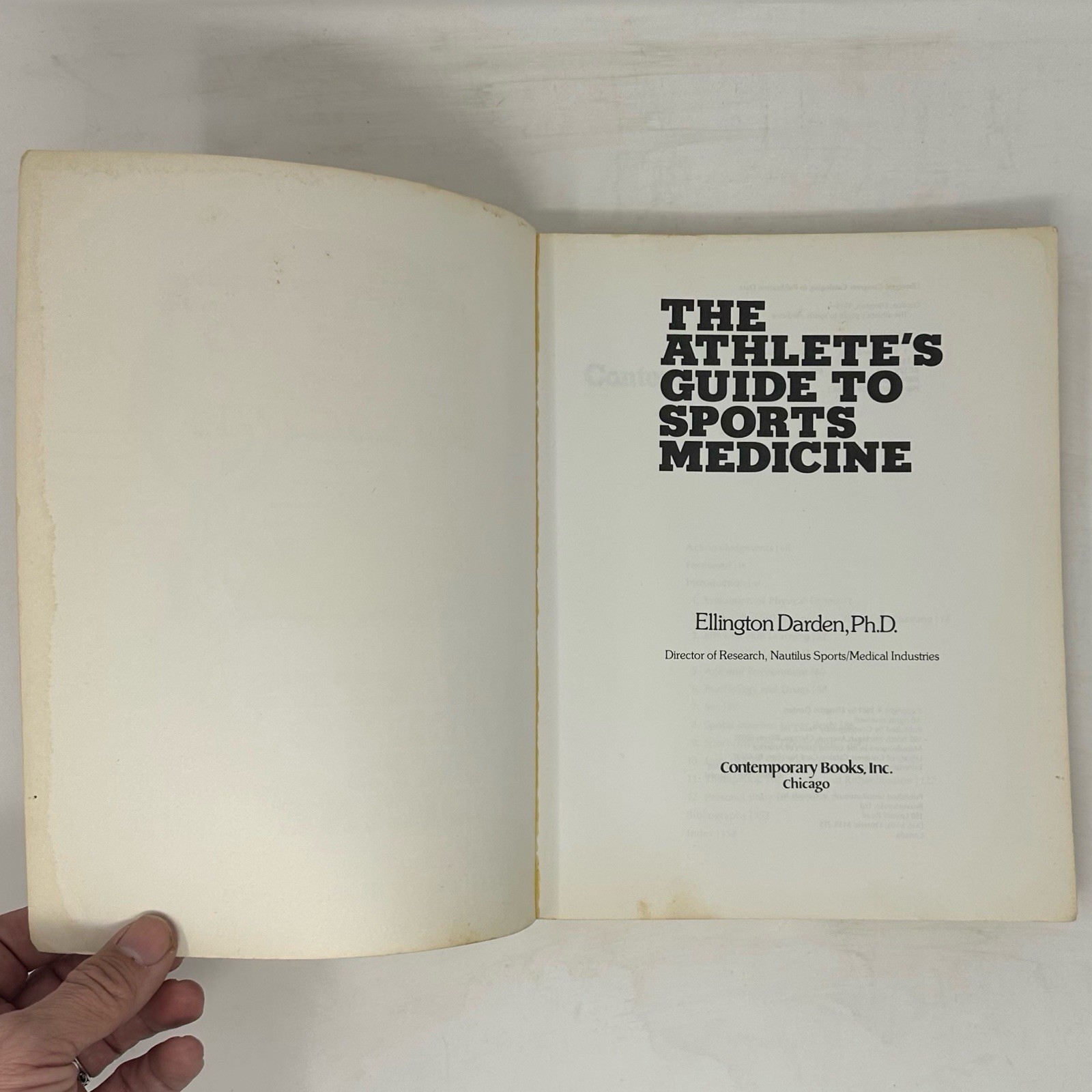 The Athlete’s Guide to Sports Medicine Darden 1981 Contemporary PB