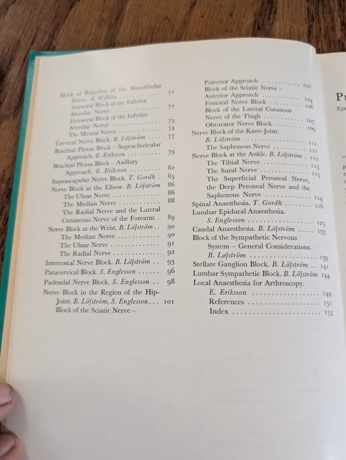 Illustrated Handbook in Local Anaesthesia Ejnar Eriksson Hardcover Book