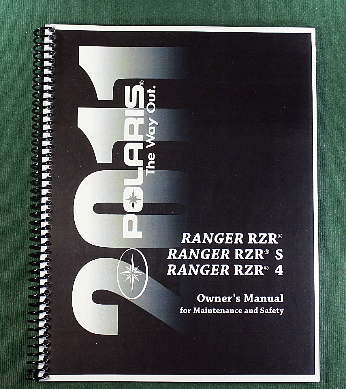 2011 Polaris Ranger RZR S Owner’s Manual: 148 Pages & Protective Covers!