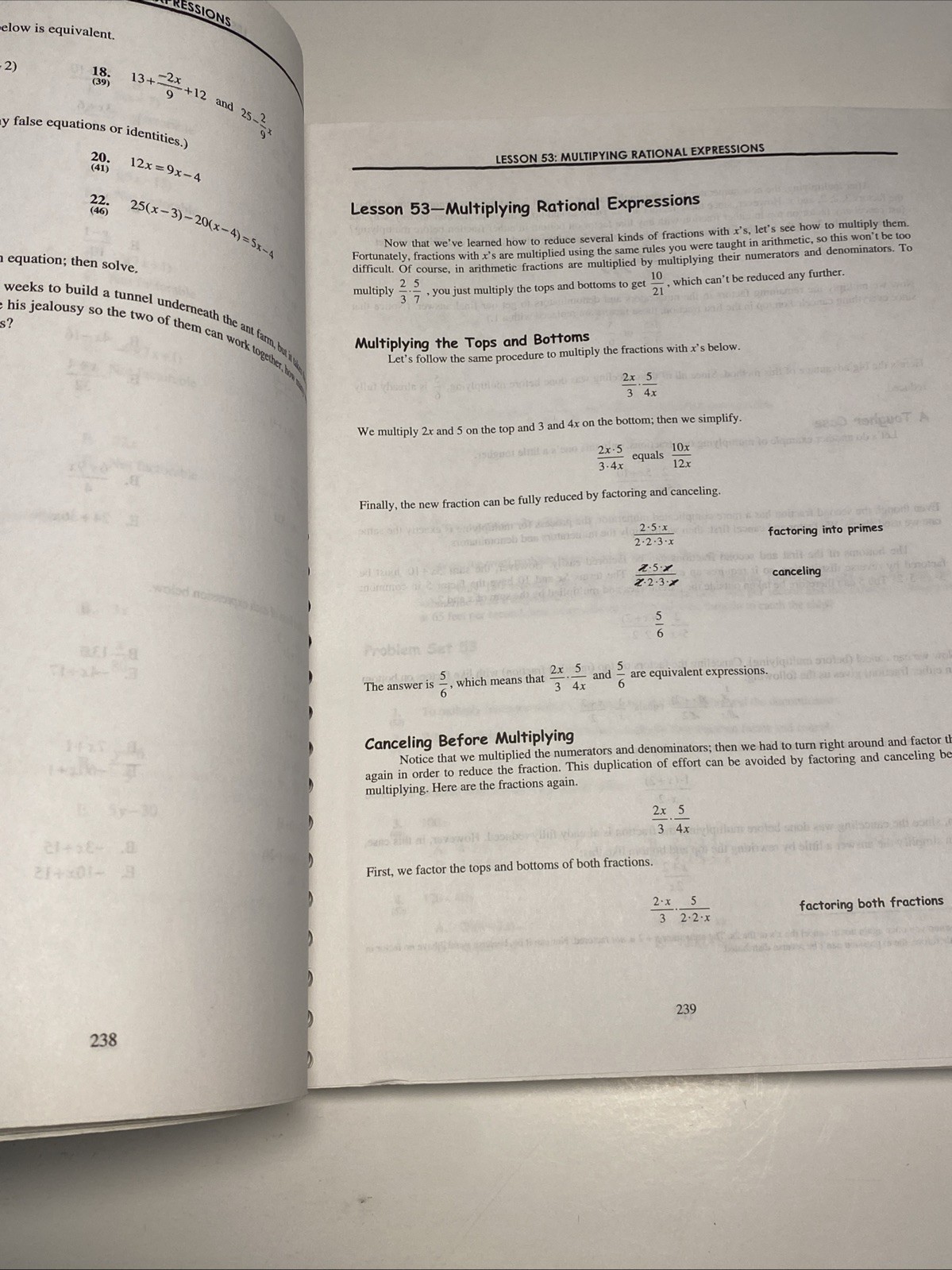 Algebra 1 A Teaching Textbook 2.0 Large Spiral Greg Sabouri Clean No Marks