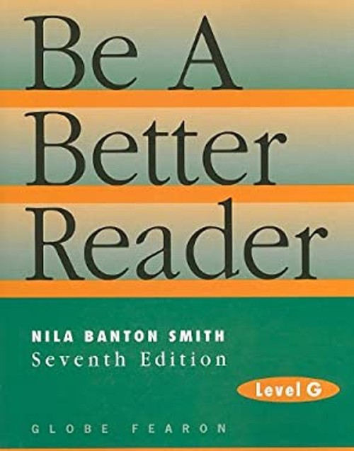 Be A Better Reader Hardcover GLOBE