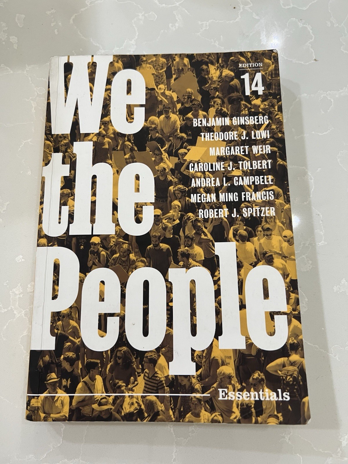 W. W. Norton We the People: Essentials 14th Ed Paperback 2018 American Govt