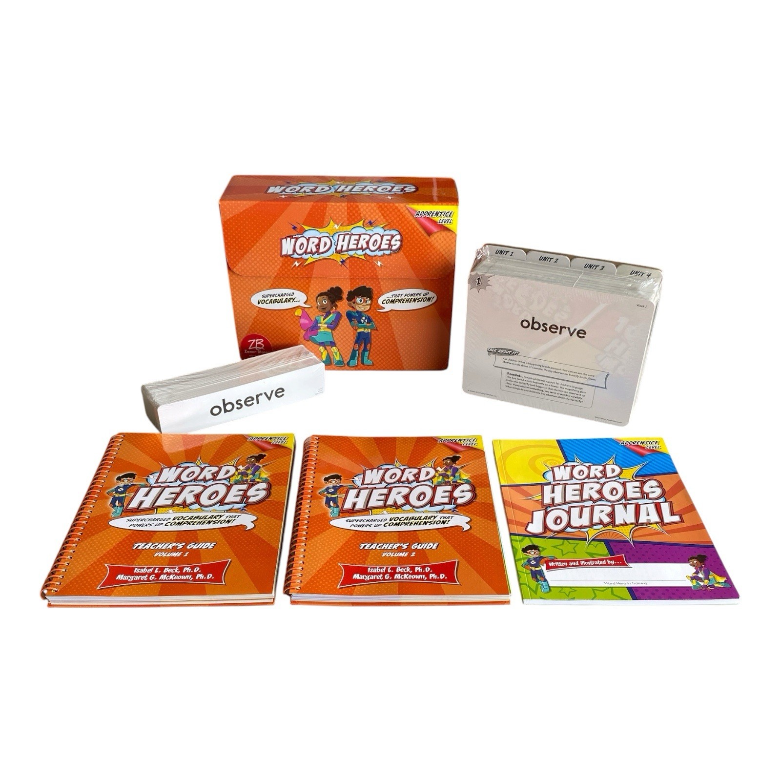 Word Heroes Apprentice Level Vocabulary Intervention Classroom Kit Set Abrams