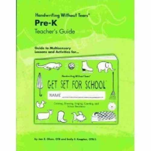 Handwriting Without Tears: Get Set for – Paperback, by Jan Olsen – Very Good o