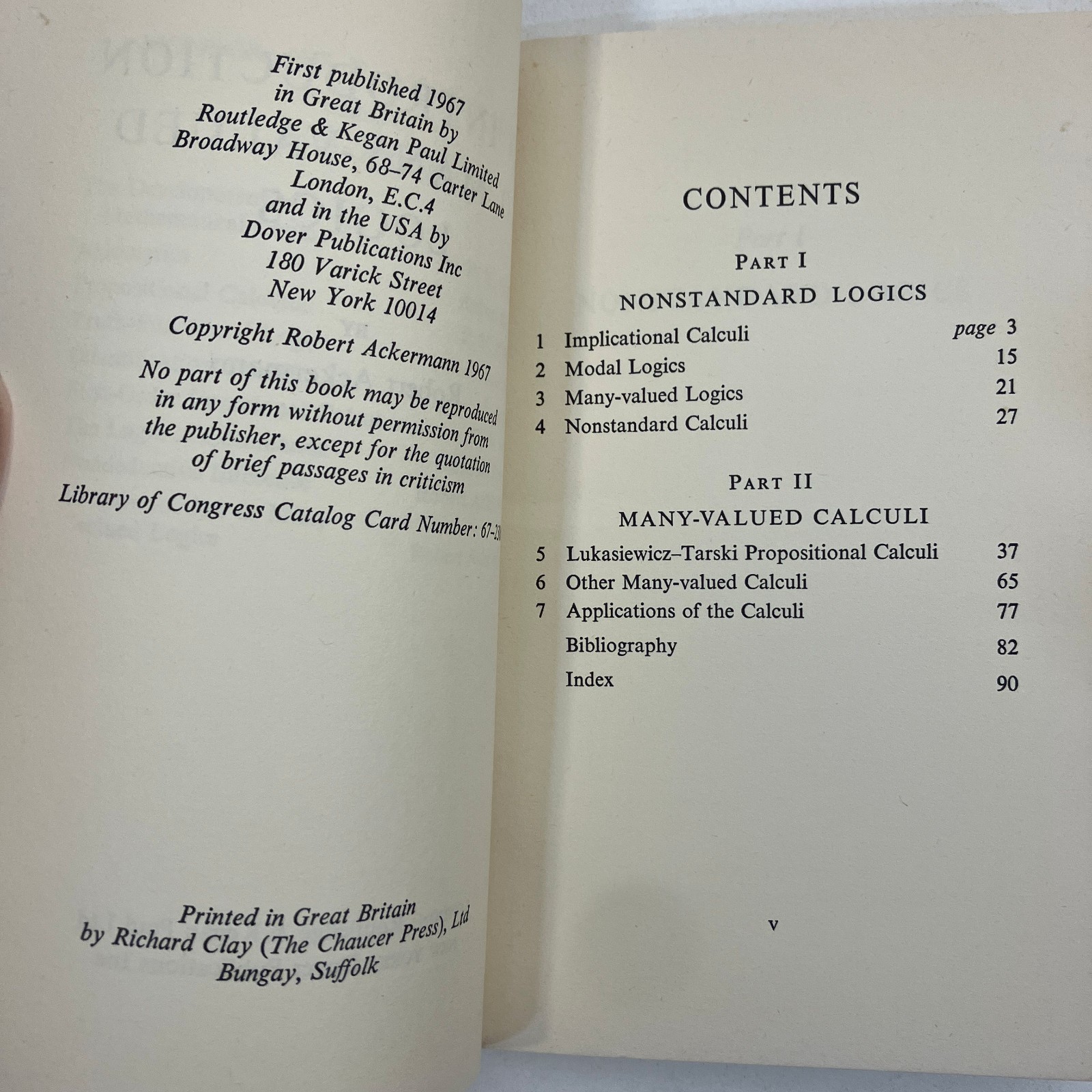 Monographs in Modern Logic by Geoffrey Keene Mixed Publishers MMPB 10 Book Lot