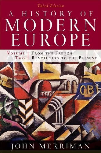 A History of Modern Europe: From the French Revol… by Merriman, John Paperback