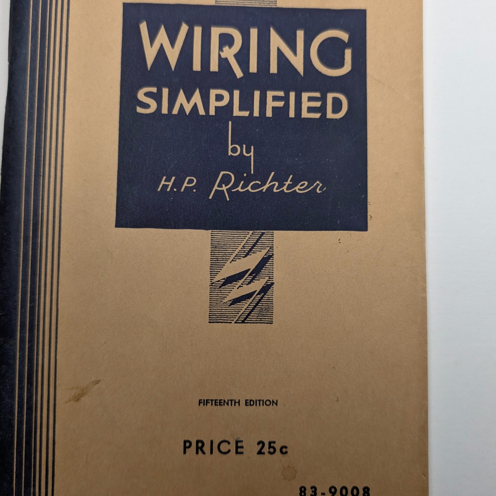 Vtg 1943 Wiring Simplified H.P. Richter Electrical Manual Booklet 15th Edition