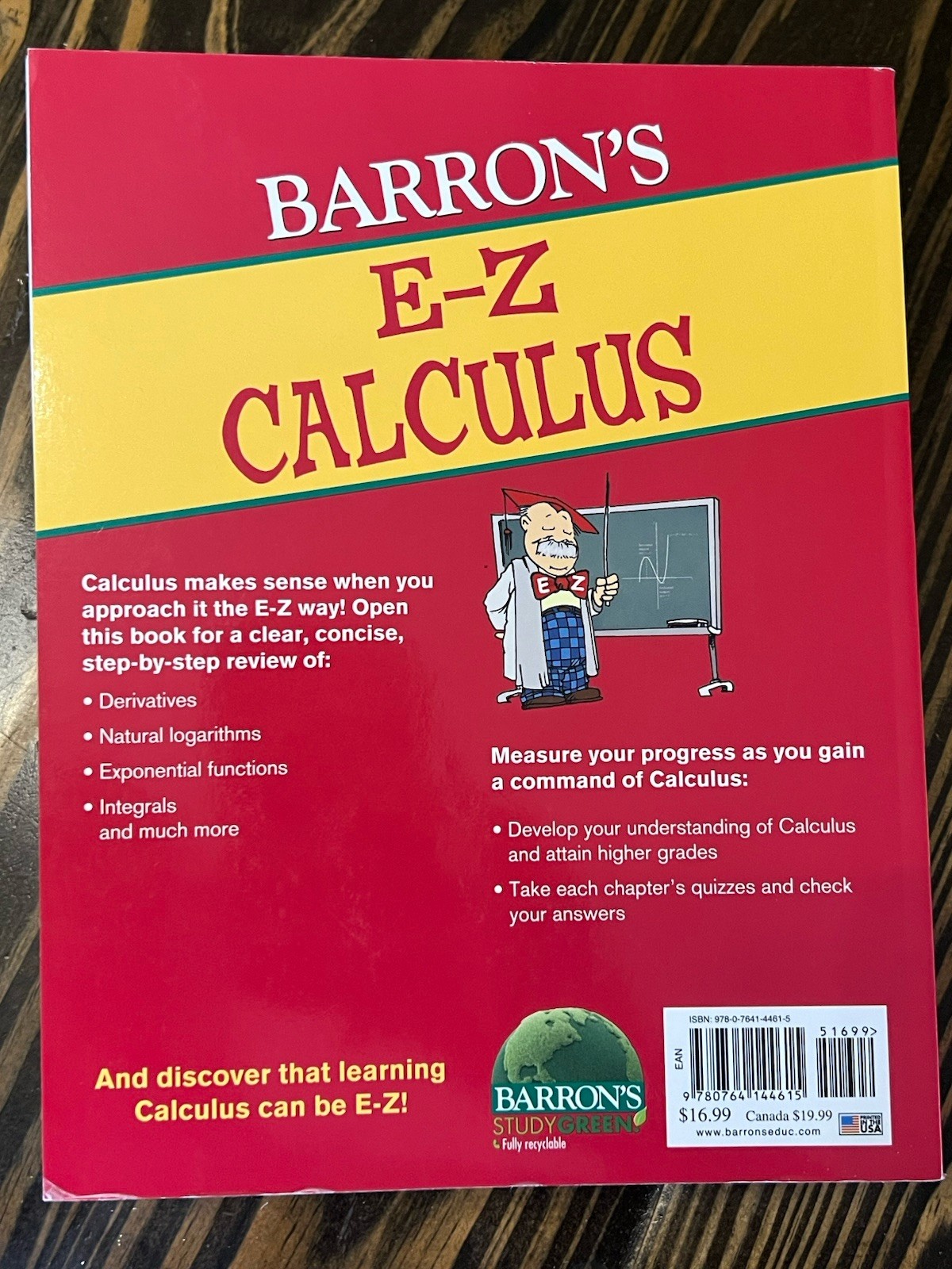 Barron’s Easy Way Ser.: E-Z Calculus by Douglas Downing (2010, Trade Paperback)