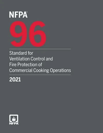 NFPA 96 Standard for Ventilation Control & Fire Protection 2021 USA STOCK USPS