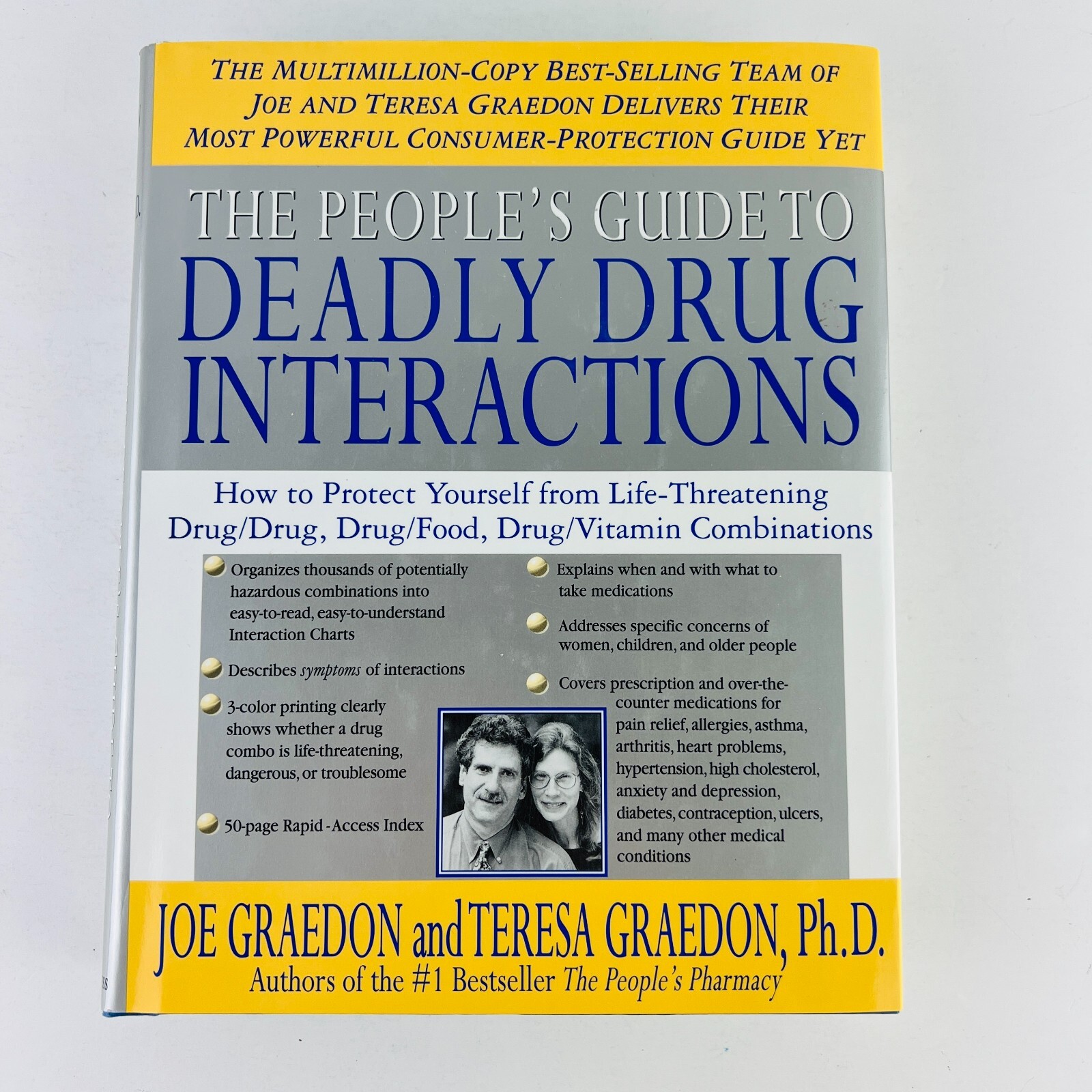 People’s Guide To Deadly Drug Interactions Joe Graedon First Edition Hardcover