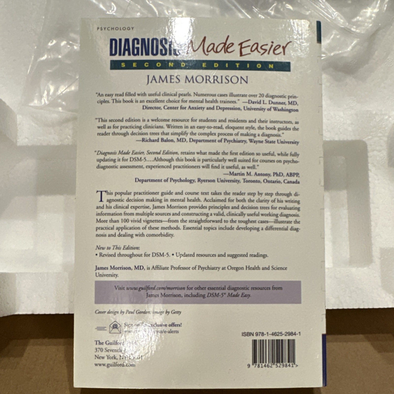 Diagnosis Made Easier Second Edition Paperback The Guilford Press Morrison