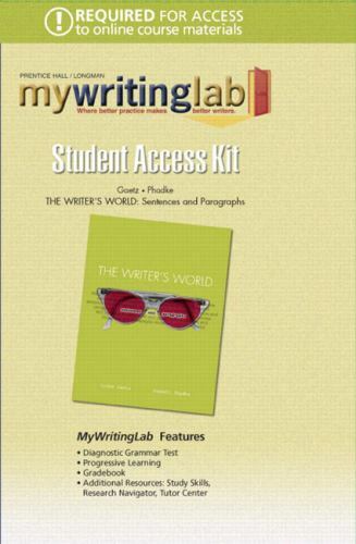Sentences and Paragraphs by Pearson/Prentice Hall 2006 Digital Other