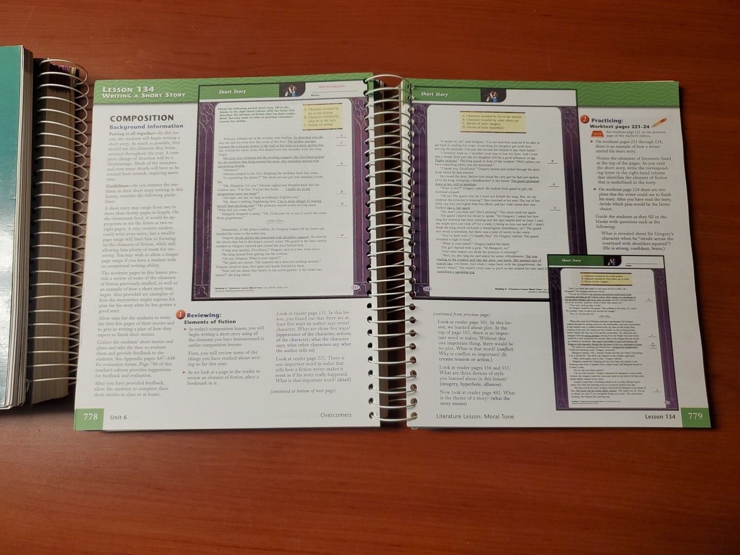 BJU Reading 6: As Full As The World-Worktext Answer Key & Teacher Ed. 1 And 2
